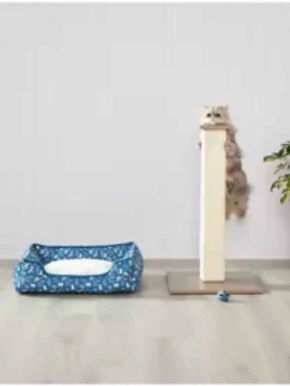 Whisker City® 28-in White Sisal Cat Scratching Post